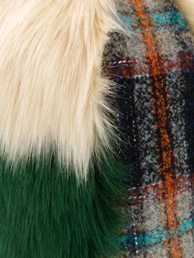 Shop Quetsche Faux Fur Hat In Multicolour