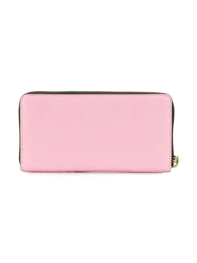 Shop Marc Jacobs Snapshot Continental Wallet In 978 Black Baby Pink