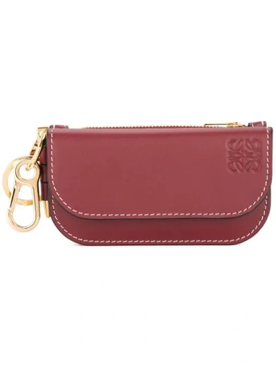 Shop Loewe Gate Mini Wallet - Red