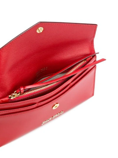 Shop Jimmy Choo Cadie Travel Wallet - Red