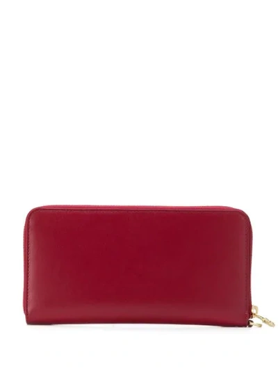 Shop Pinko Studded Continental Purse In Red