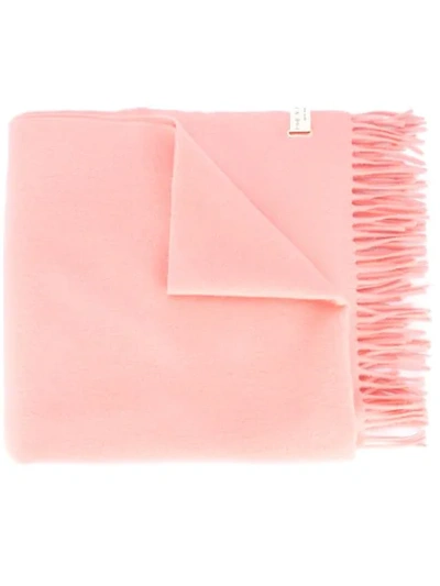 Shop Rag & Bone Wide Shape Scarf - Pink