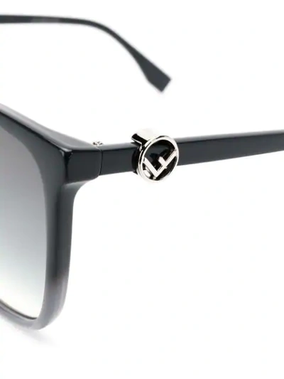 Shop Fendi Full Frame Sunglasses In Grey