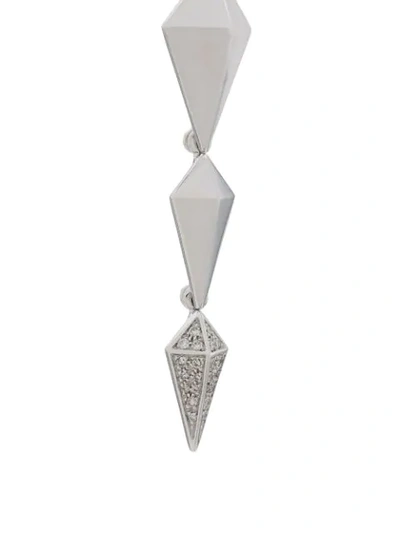 Shop Anapsara 18kt White Gold Evolution Diamond Earring