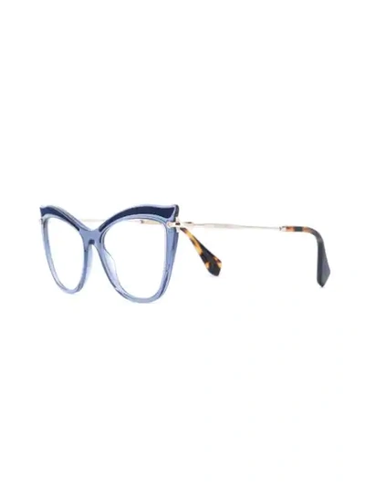 Shop Miu Miu Cat-eye Glasses