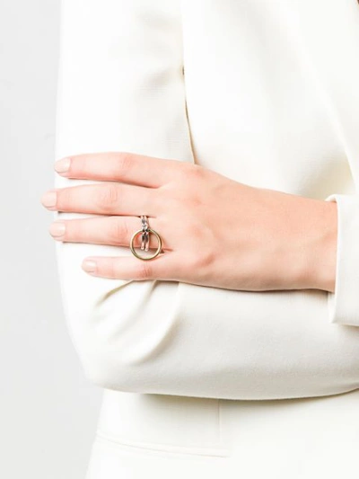 Shop Charlotte Chesnais Neo Lover Ring In Silver And Gold