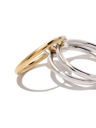 Shop Charlotte Chesnais Neo Lover Ring In Silver And Gold