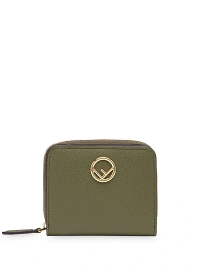 Shop Fendi Medium Wallet In Green