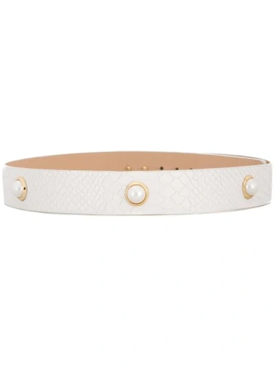 Shop Alice Mccall Pearly Belt In White