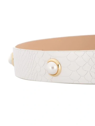 Shop Alice Mccall Pearly Belt In White