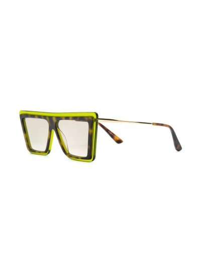 Shop Christian Roth Eyewear Cekto Sunglasses - Neutrals