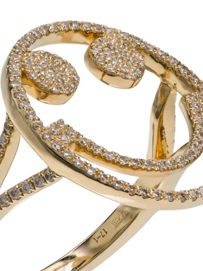 Shop Rosa De La Cruz Smile Ring In Gold