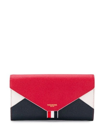 Shop Thom Browne Envelope Style Purse In Rot