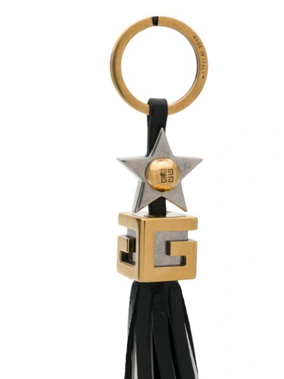 Givenchy Tassel Key Chain In Black