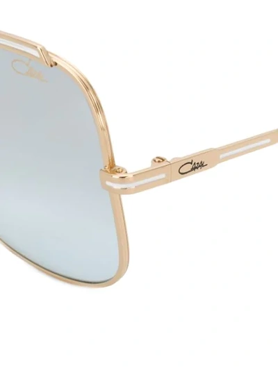 Shop Cazal 2243 Sunglasses In Gold
