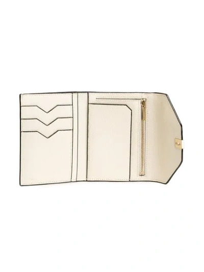 Shop Valextra 'iside' Wallet In White