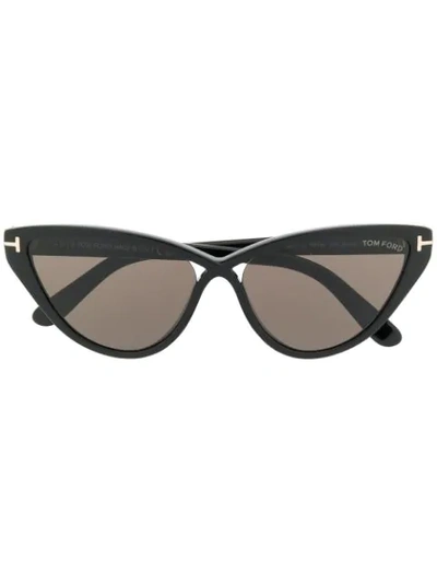 Shop Tom Ford Charlie Sunglasses In Black