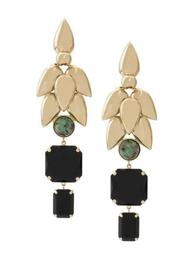 Shop Isabel Marant Pop Bunch Earrings In Black