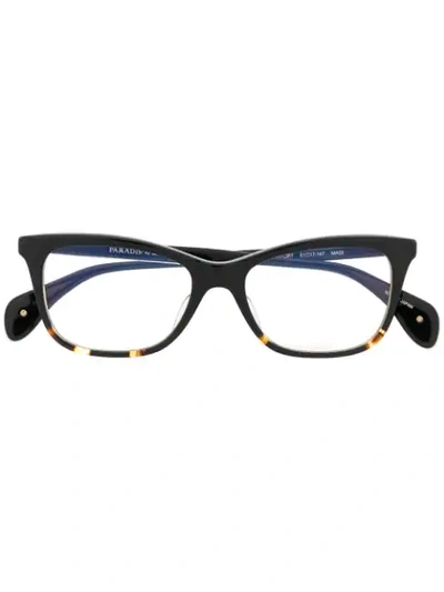 PARADIS COLLECTION RECTANGULAR FRAME GLASSES - 黑色