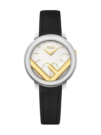 Shop Fendi Run Away Watch In Black