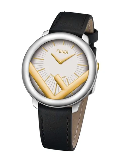 Shop Fendi Run Away Watch In Black