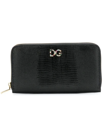 Shop Dolce & Gabbana Continental Wallet - Black