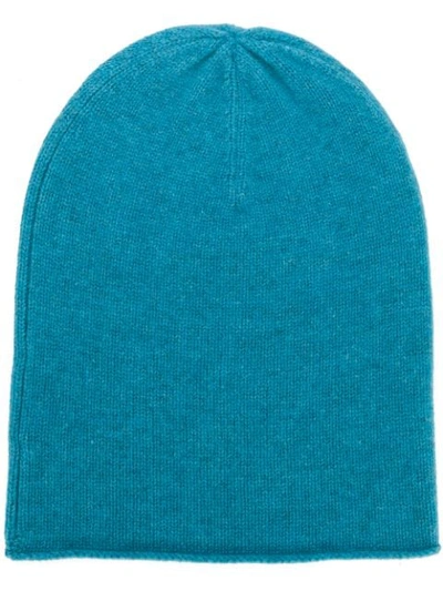Allude Fine Knit Beanie - Blue In Blue