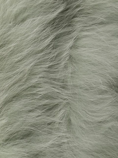 Shop Yves Salomon Knitted Snood - Grey
