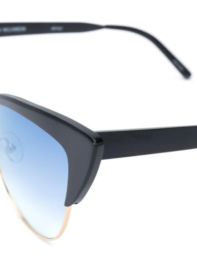 Shop Matthew Williamson Klassische Cat-eye-sonnenbrille In Black