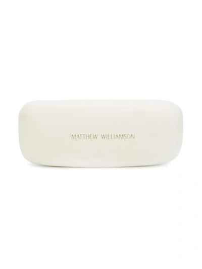 Shop Matthew Williamson Klassische Cat-eye-sonnenbrille In Black