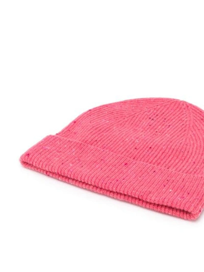 Shop Isabel Marant Chilton Ribbed Beanie In Candy Pink