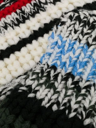 Shop Sonia Rykiel Chunky Knit Scarf In White
