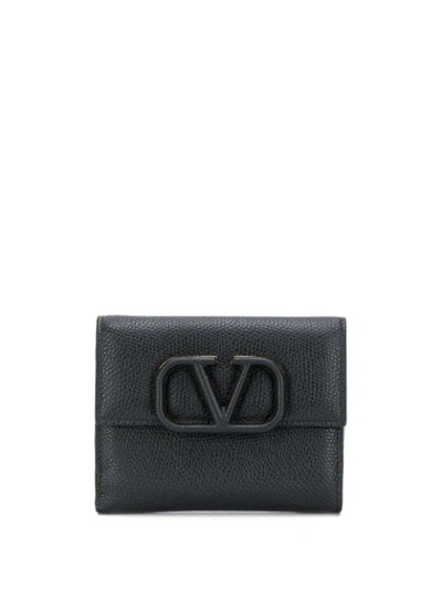 Shop Valentino Vsling Purse In Black