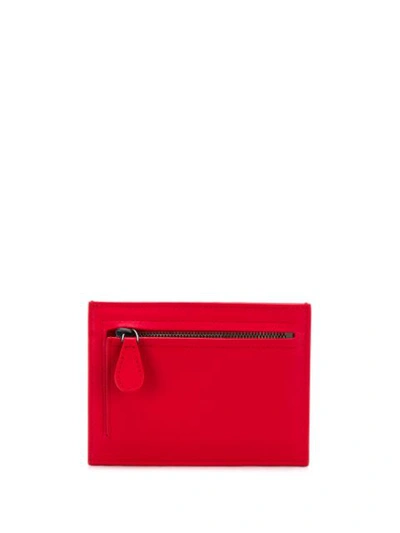 Shop Bottega Veneta Slip Cardholder In Red