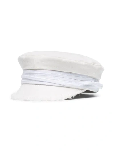 Shop Ruslan Baginskiy Baker Boy Hat In White