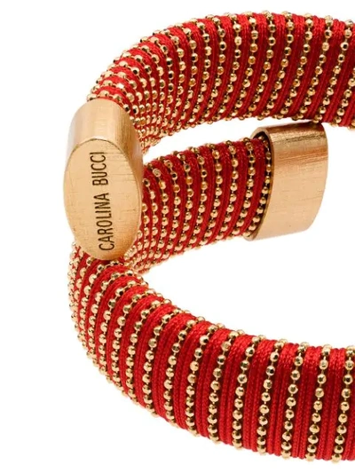 Shop Carolina Bucci Caro Bracelet In Red