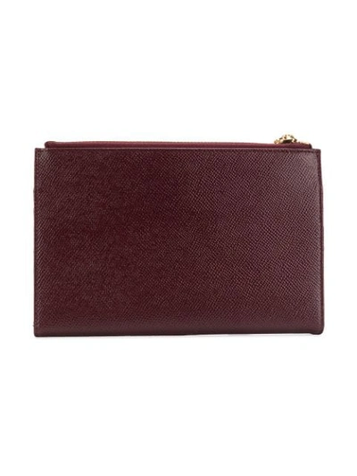 Shop Dolce & Gabbana Foldover Wallet - Red