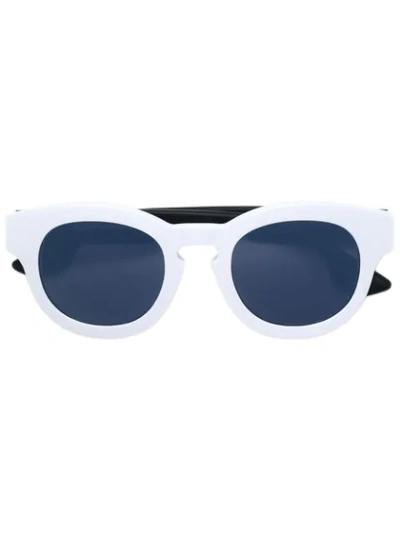 Shop Mcq By Alexander Mcqueen Eyewear Cat-eye Frame Sunglasses - White