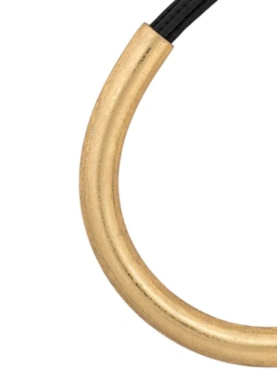 Shop Monies Metallic Torque Necklace In Gold