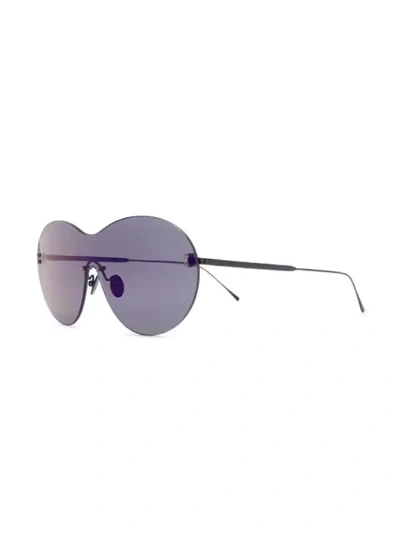 Shop Sunday Somewhere Purple Iris Shield Sunglasses