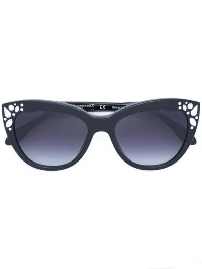 Shop Carolina Herrera Cat Eye Sunglasses - Black