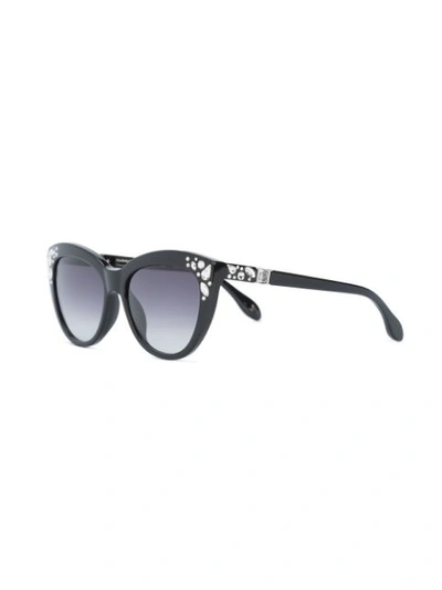 Shop Carolina Herrera Cat Eye Sunglasses - Black