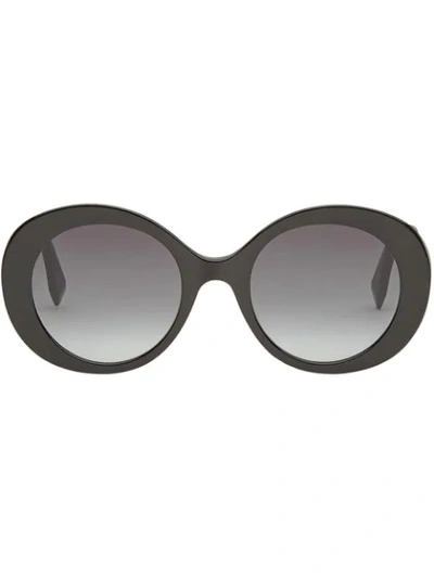 Shop Fendi Peekaboo Sunglasses - Black