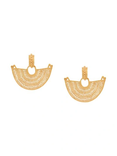 Shop Johanna Ortiz Art 200 Earrings In Gold
