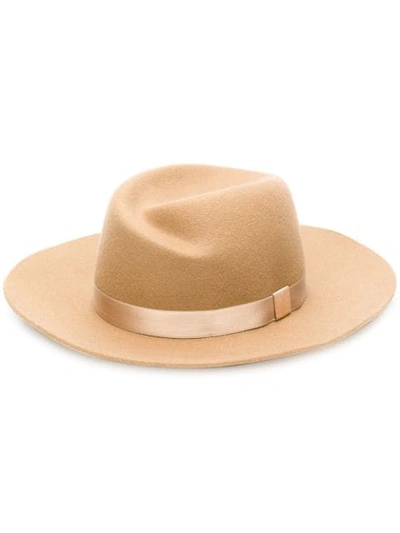 strap fedora hat