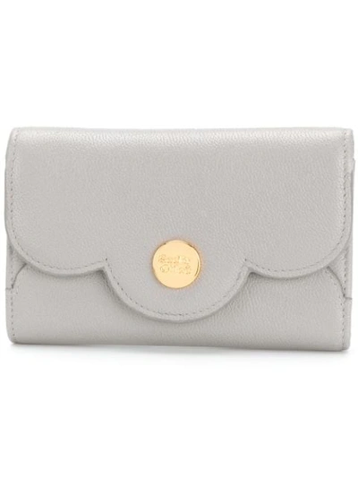 Shop See By Chloé Polina Wallet In Grey
