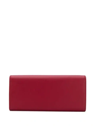 Shop Vivienne Westwood Orb Plaque Wallet In Red