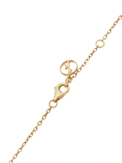 Shop Anissa Kermiche Gold-plated Silver Finger Necklace In Metallic