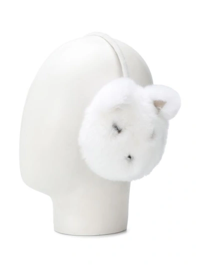 Shop Liska Fur Ear Plugs - White