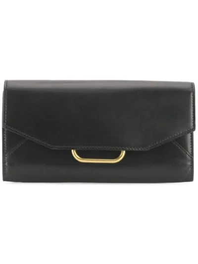 Shop Isabel Marant Folded Wallet In Black